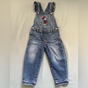 Gap X Disney - Toddler Minnie overalls